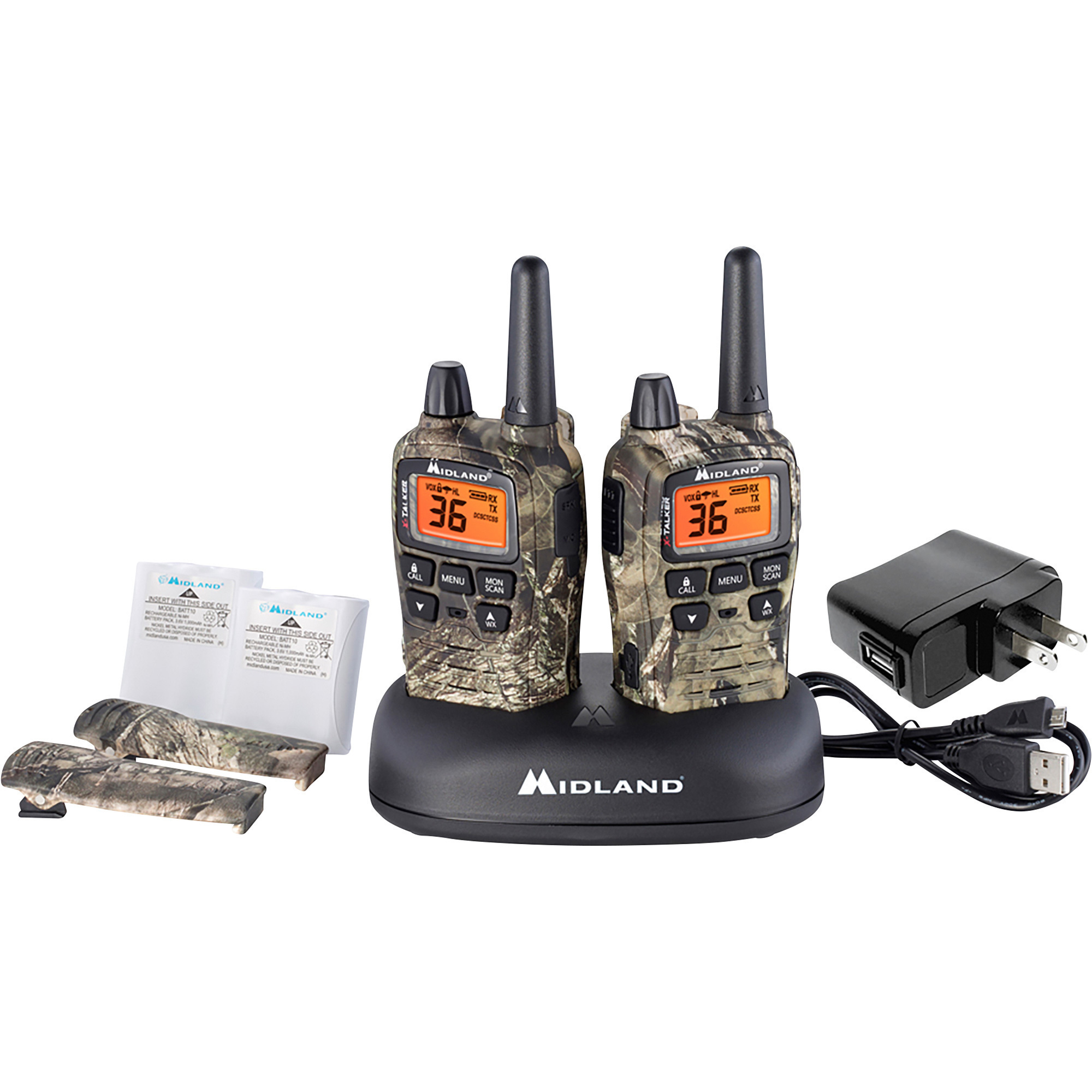 Midland Handheld X-Talker GMRS Radio, Pair, 38-Mile Range, Model# T75VP3